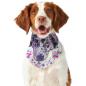 Preview: Hunde-Bandana Aussie - Popart Hundedesign, 100 % Polyester, 70x30 cm, verstellbar, waschbar